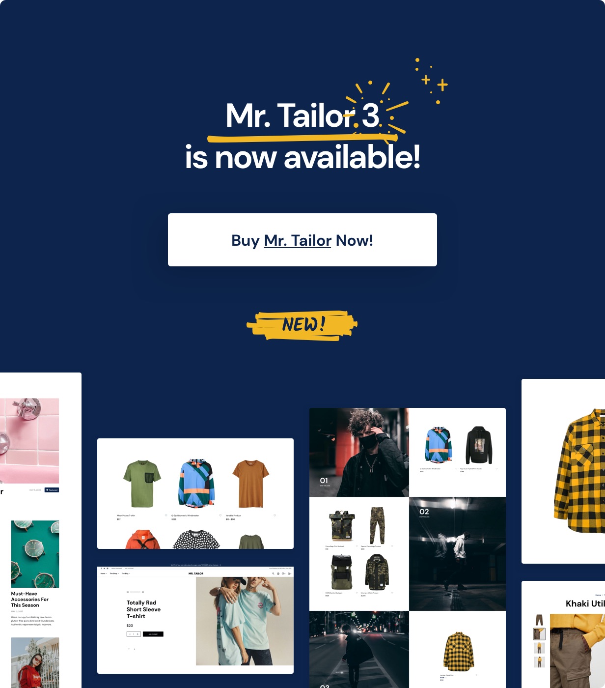 Mr. Tailor - eCommerce WordPress Theme for WooCommerce - 1