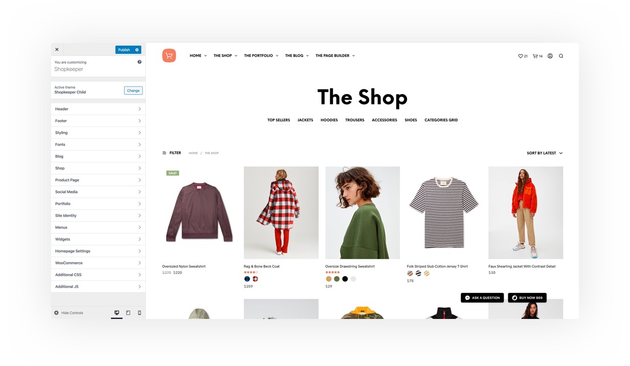 Shopkeeper - eCommerce WordPress Theme for WooCommerce - 13